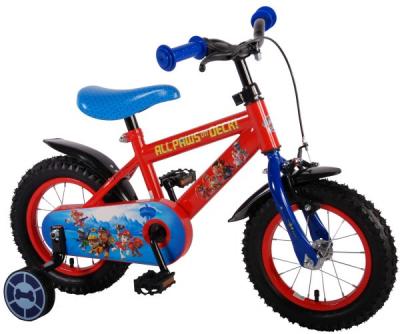 Bicicleta pentru baieti 12 inch, cu roti ajutatoare, Paw Patrol