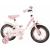 Bicicleta pentru fete 12 inch, cu roti ajutatoare, Volare Rose