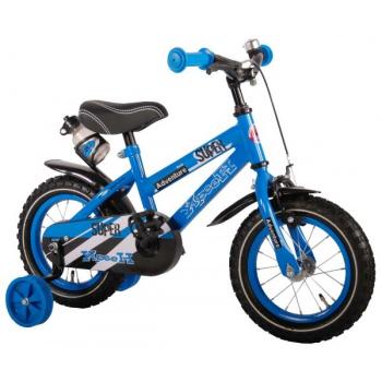 Bicicleta pentru baieti 12 inch, cu roti ajutatoare, Volare Yipeeh Super