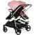 Carucior gemeni Chipolino Duo Smart 3 in 1 flamingo