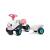 Tractor pentru copii cu remorca, roz, fk 206b