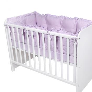 Set protectii laterale pentru pat 4 piese, 60x120 cm, violet