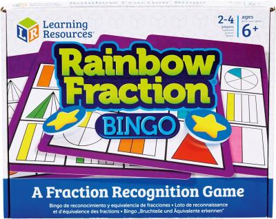 Joc bingo - Curcubeul fractiilor