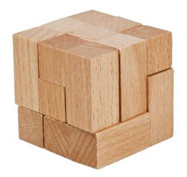 Joc logic iq din lemn i-cube