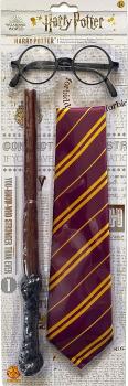 Accesorii Harry Potter - Bagheta, cravata & ochelari