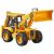 Jucarie utilaj bruder tractor jcb 4cx cu incarcator frontal și lama, br02428