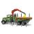 Jucarie utilaj bruder camion lemne mack granite, cu macara de incarcare, graifer si 3 busteni, br02824