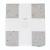 Cufar pliabil pentru camera copiilor, material reciclat terrazo grey, 3 sprouts