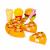 Set fast food pentru copii, 42 elemente, ecotoys hc429510