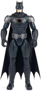 Figurina spin master combat batman in armura neagra cu elemente argintii 25cm, spm6055697-20138361