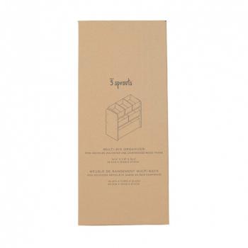 Organizator din material reciclat pentru jucarii, cream, 3 sprouts