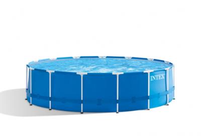 Set piscina cu cadru metalic intex 457x122 cm, 28242