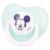 Disney mickey set 2 suzete ort0dontice din silicon cu capac de protectie 6 luni+