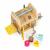 Jucarie interactiva din lemn sub forma de cub cu sortator ecotoys 2555