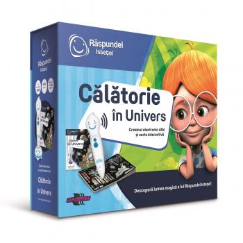 Pachet raspundel istetel, creion si carte calatorie in univers