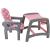 Scaun de masa multifunctional roz Kidscare