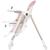 Scaun de masa Chipolino Milk Shake 2 in 1 flamingo