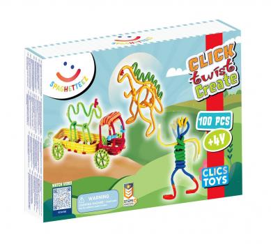 Set de construit cu magnet spaghetteez 100 piese