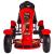 Kart cu pedale F618 Air rosu Kidscare