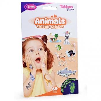 Set 69 tatuaje temporare tip autocolante Animale Tytoo KOPXX1800011