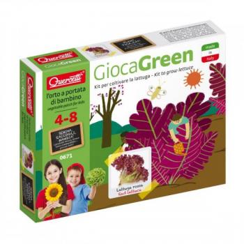 Set creativ pentru copii Cultivare Salata Verde Quercetti