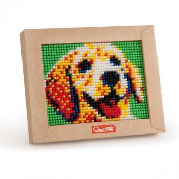 Set creativ pentru copii Mini Pixel Art Caine Quercetti