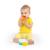Bright Starts - Set 3 jucarii de dentitie texturate Gummy Buddies -  Elefant, Leu, Maimuta