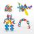 Clixo® joc magnetic de construit - Modele cu rotite (72 piese)