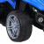Atv electric little monster tr1805, roti si scaun din plastic, 70x38.5x42 cm, putere 25w - albastru