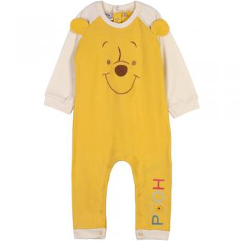 Salopeta (pijama) winnie the pooh cu maneca lunga si capse, 36 luni / 98 cm