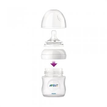 Biberon Philips-AVENT SCF671/17 pentru hranire naturala din sticla 120ml