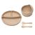 Set diversificare, appekids, 100% silicon, basic - bubble beige