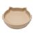 Bol din silicon, appekids, kitty ii - bubble beige