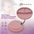 Set diversificare, appekids, 100% silicon, basic - old rose