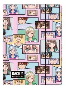 Dosar cu banda elastica, derform, a4, manga, multicolor, tga4b5a15