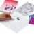 Set creativ cu autocolante metalice unicorn, kidea, 6+, multicolor, mnzkuka