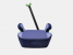 Inaltator auto junior isofix cu gurtfix i-size pixel navy, r129, osann
