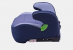Inaltator auto junior isofix cu gurtfix i-size pixel navy, r129, osann