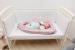 Baby nest marshmellow spots - culcus bebelus pentru dormit, reversibil, multifunctional 100 x 60 cm