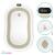 Cadita pliabila cu termometru si suport anatomic Genua Premium beige