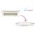 Cadita pliabila cu termometru si suport anatomic Genua Premium beige