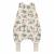 Sac de dormit cu picioare, bumbac 1 tog,  world of dinosaurs, marimea xs, 74 80, 6-12 luni - babysteps