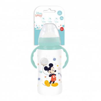 Disney mickey biberon 360 ml anticolici , debit variabil, cu maner