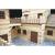 Set constructie arhitectura castel, 607 piese din lemn, walachia