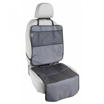 Protectie impermeabila, petite&mars, pentru bancheta auto si spatar, cu organizator, 3 in 1, savior, gri