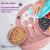 Set diversificare, appekids, 100% silicon, classic - old rose