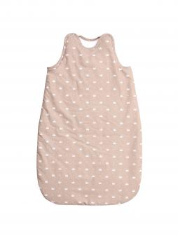Sac de dormit, primavara/vara, pentru copii cu inaltimea maxima de 85 cm, clouds latte
