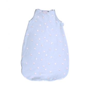 Sac de dormit, primavara/vara, pentru copii cu inaltimea maxima de 85 cm, train blue
