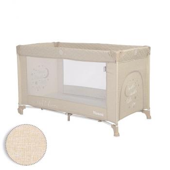 Patut pliabil noemi, 1 nivel, fog beige star
