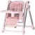 Scaun de masa Chipolino Super Chef 2 in 1 pink marshmallow